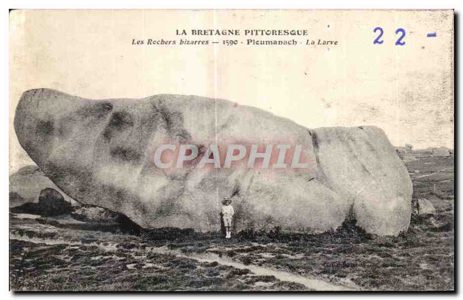 Les Rochers bizarres — Pieumanach - La Larve — La Bretagne pittoresque