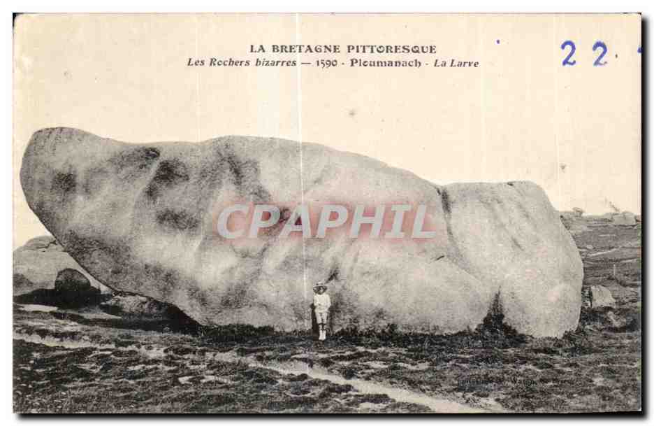Les Rochers bizarres — Pleumaneach — La Larve — La Bretagne pittoresque