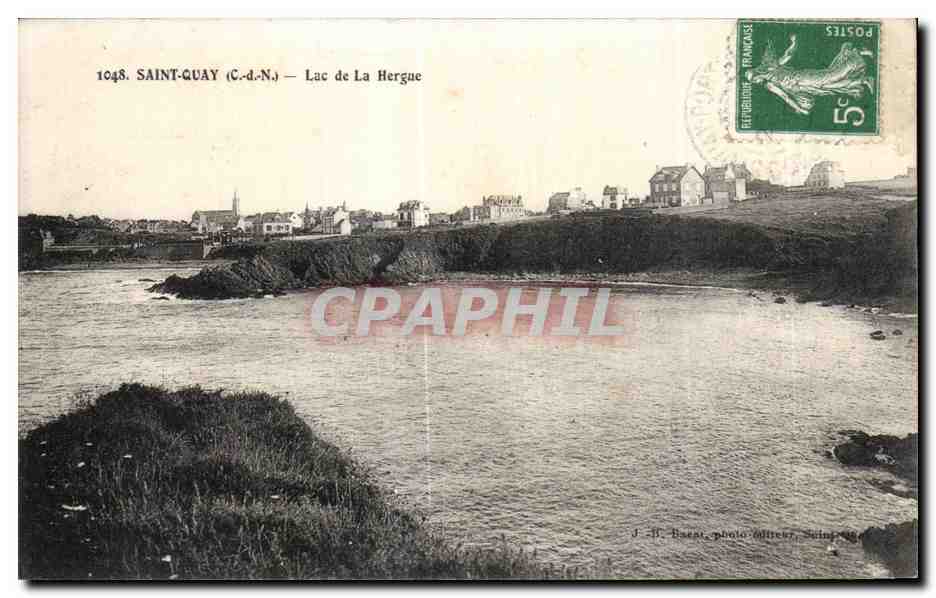 Saint-Quay (C.-d.-N.) — Lac de La Hergue — J.-H. Bastin, photographe, Saint-Quay