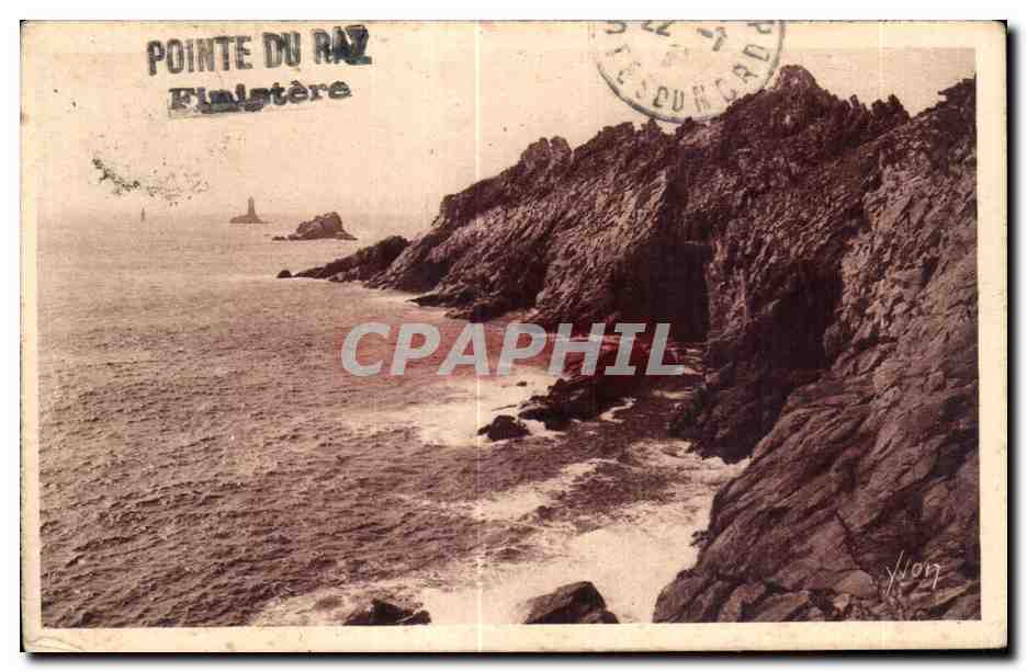 CPA Pointe du Raz (Finistere) La Cote Sud