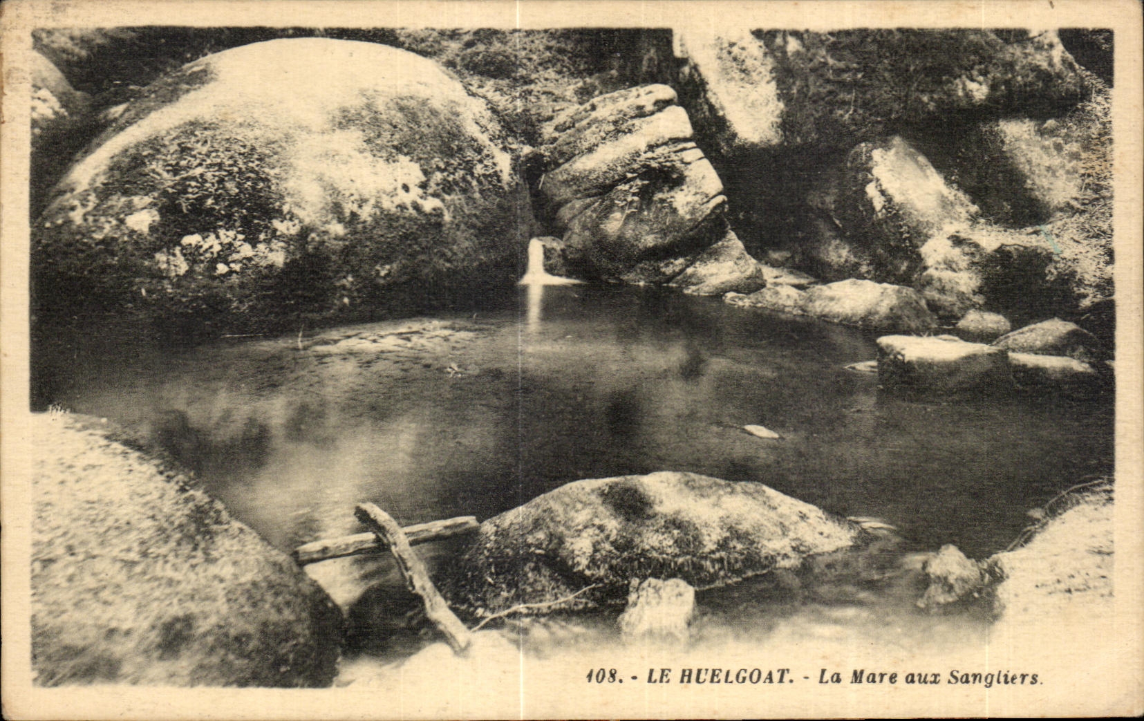 CPA Le Huelgoat La Mare aux Sangliers