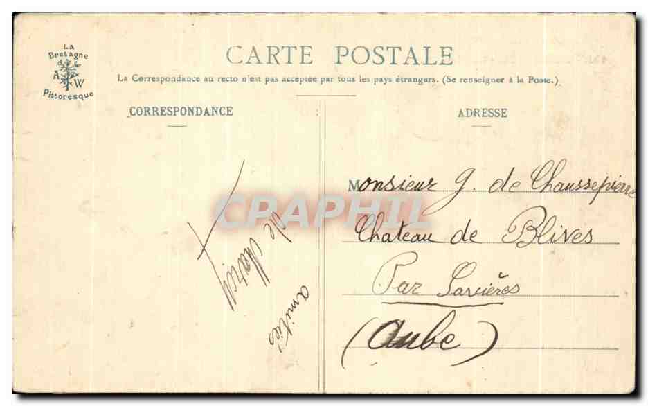 Tré Gastel - La Pierre branlante - Collection A. Walon & Cie, n°131 — Reverso
