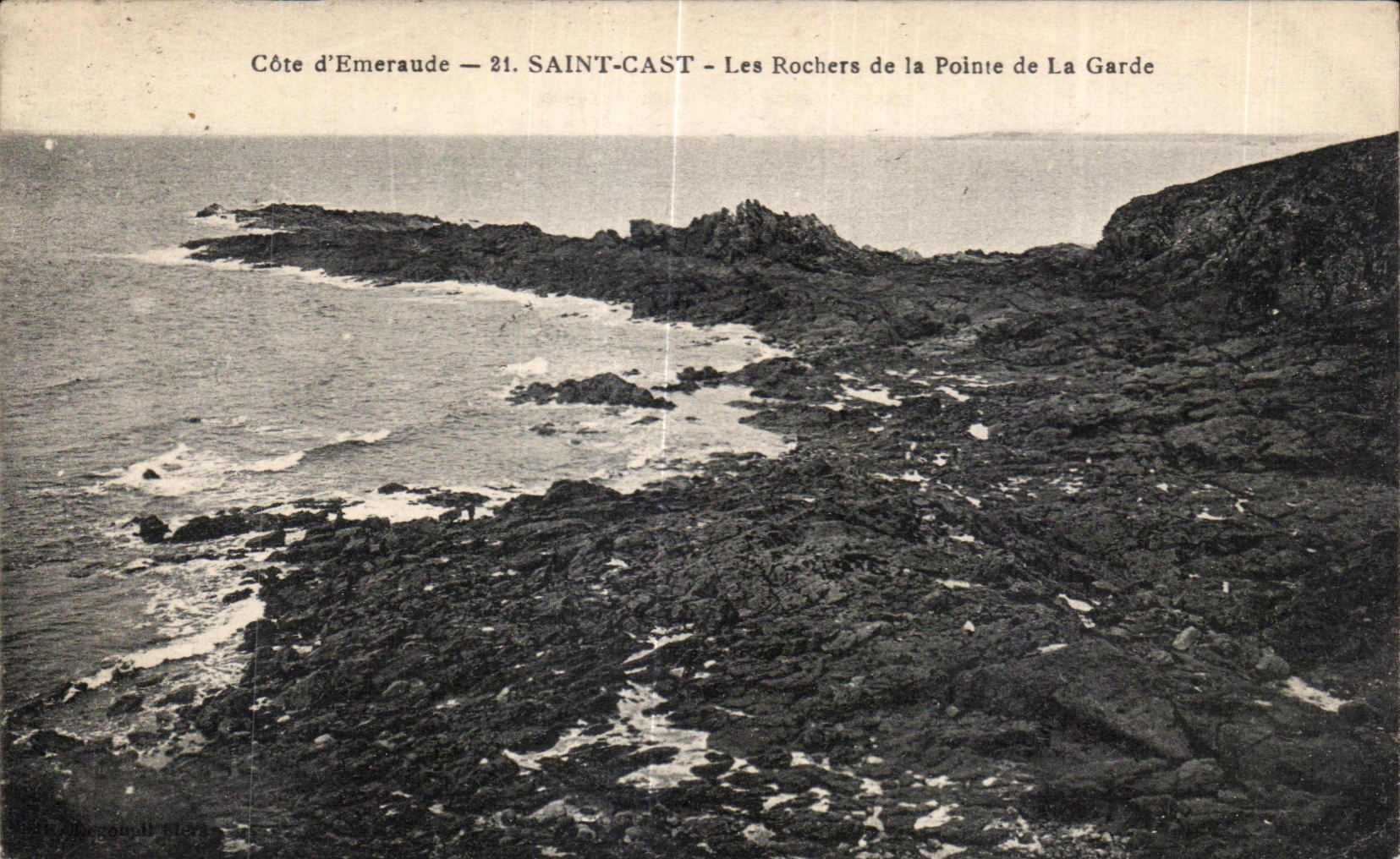 Côte d'Emeraude — 21. SAINT-CAST — Les Rochers de la Pointe de La Garde