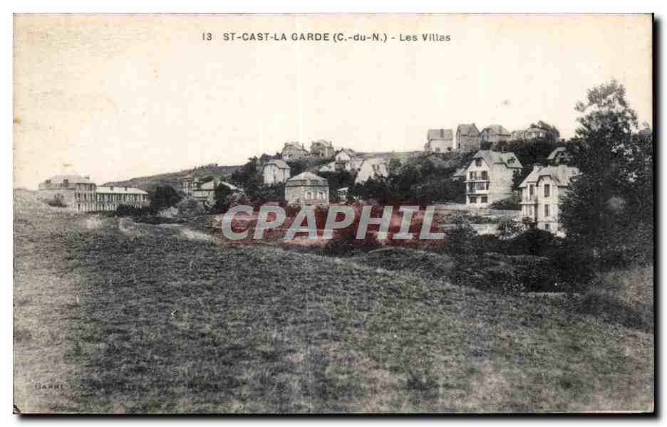 CPA St Cast La Garde Les Villas