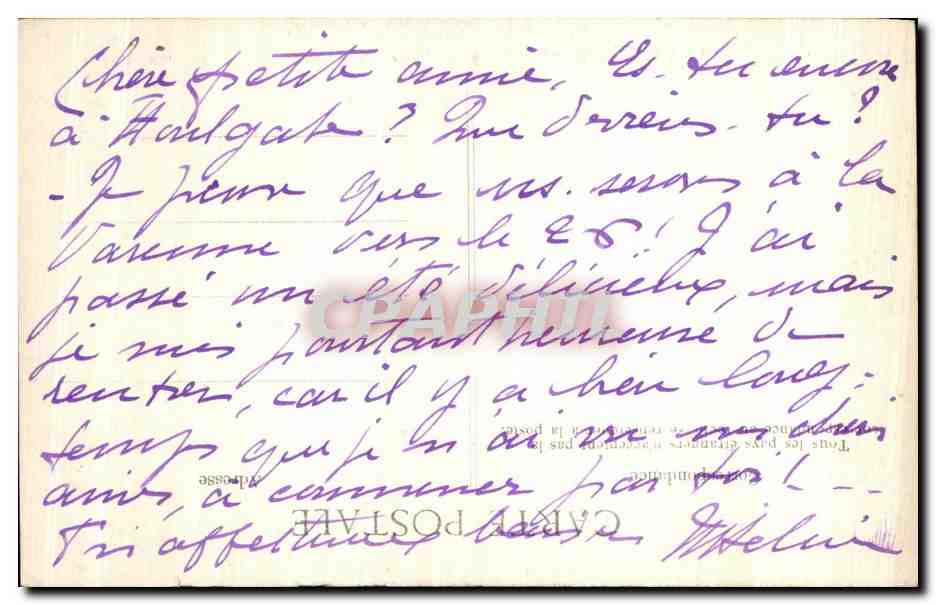 Côte d'Emeraude — La Garde SAINT-CAST — L'anse des Quatres Vaux — Éditeur ELD, n°77 — Reverso