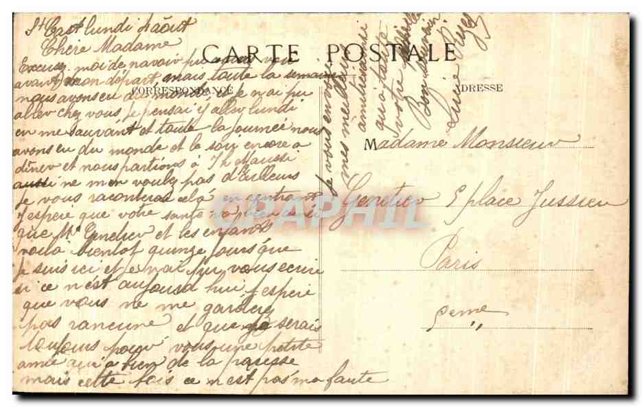 Côte d'Emeraude — 22. SAINT-CAST — La Pointe de La Garde à marée montante et les Hébélihens — Legoupil, édit. Fliers — Verso