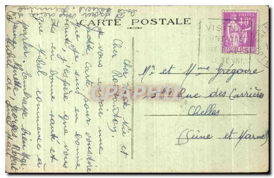 Saint-Cast Matignon — Baie de la Fresnaye - Pointe Saint Germain — Cali. E. Hamonia - St-Brecus — Achterkant