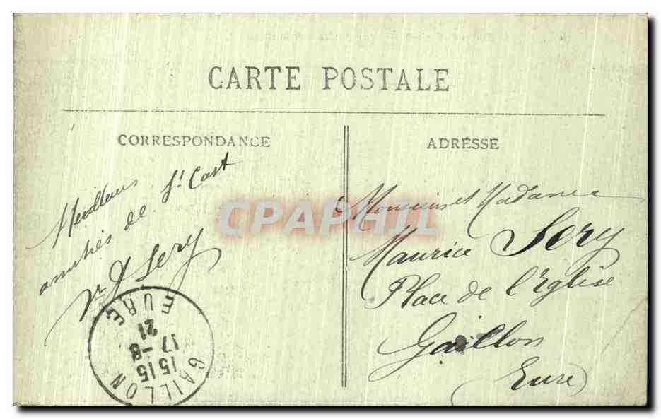 St-Cast (C.-du-N.) — Vue générale de la Plage — M. Le Roy, éditeur, Rennes — Rückseite