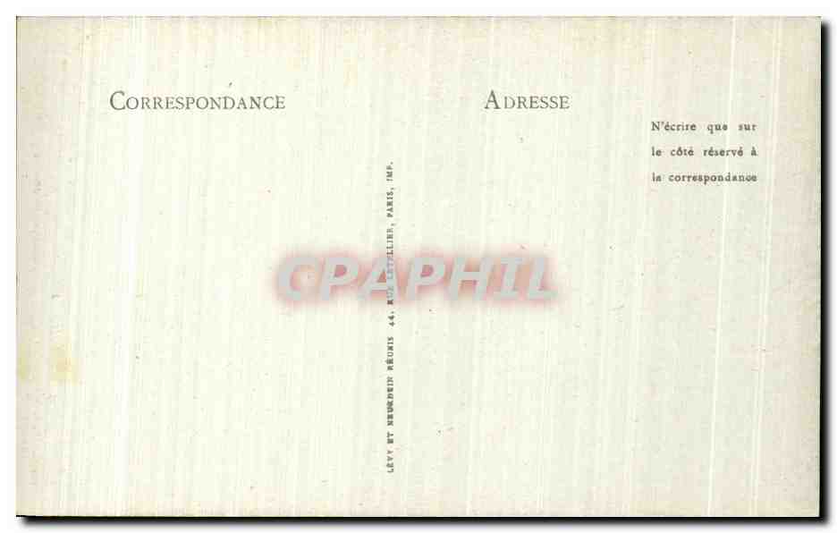CPA Guingamp Vieille Porte Place du Centre provent du Manoir de Plesidy — Rückseite