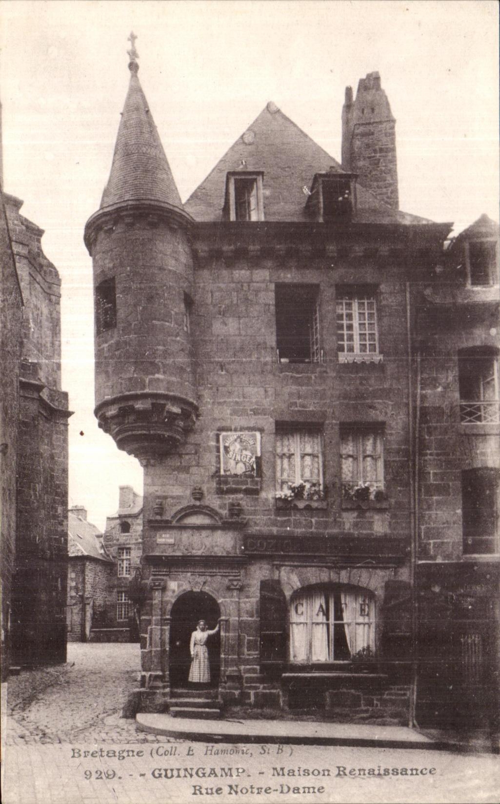 CPA Guingamp Maison Renaissance Rue Notre Dame