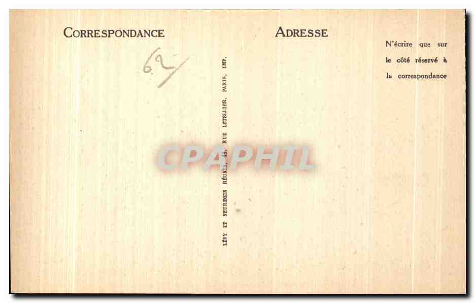 CPA Berck Plage Berckois Attendant le Pichon — Rückseite