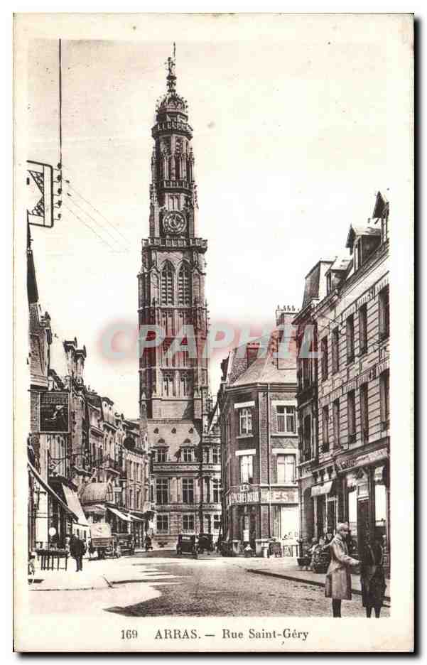 CPA Arras Rue Saint Gery