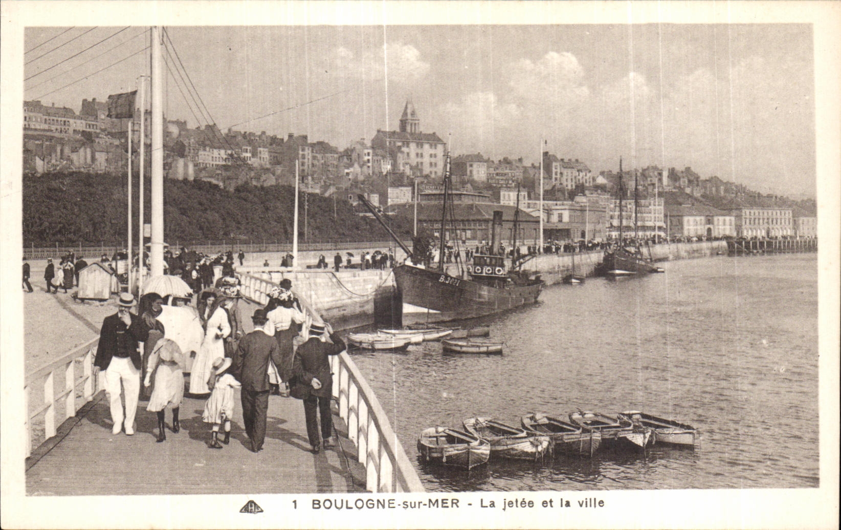 BOULOGNE-sur-MER - Der Hafen und die Stadt — C' Association des Arts Photomécaniques, n° 1