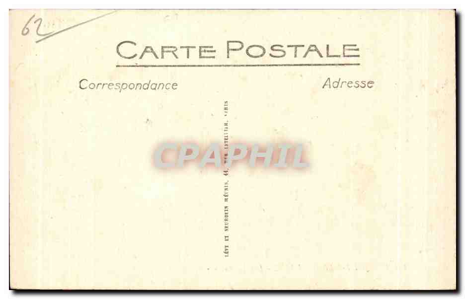 CPA Le Touquet Paris Plage Les Villas — Rückseite