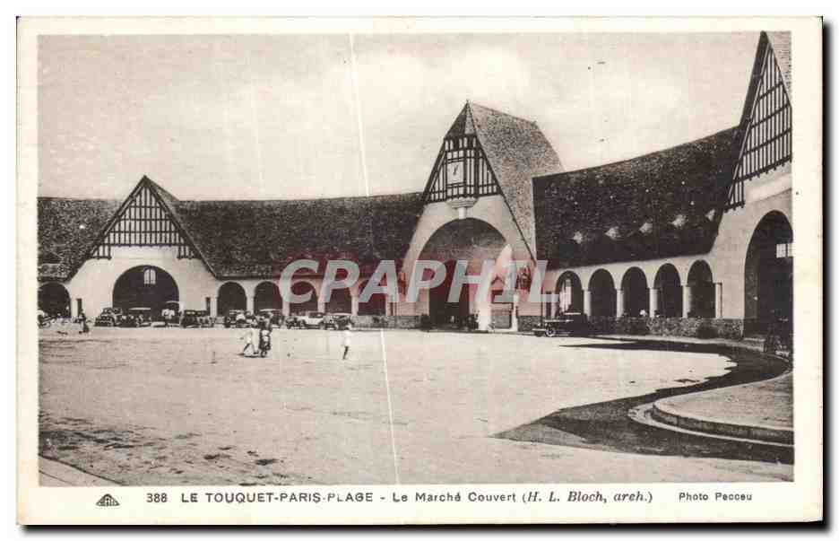 CPA Le Touquet Paris Plage Le Marche Couvert