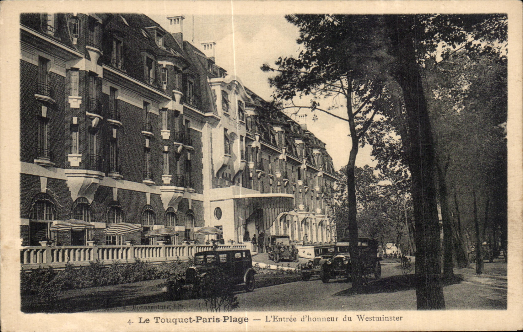 CPA Le Touquet Paris Plage L Entree d honneur du Westminster