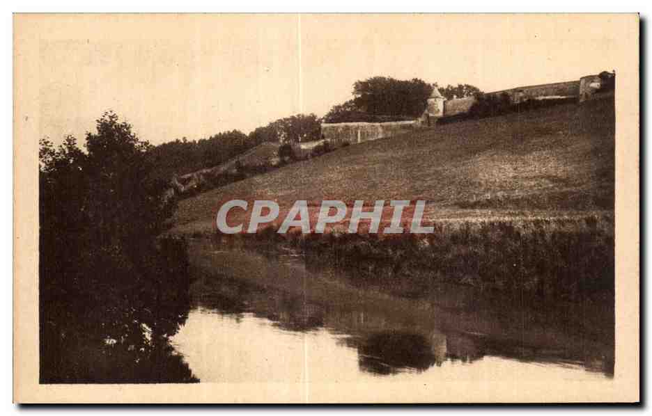 Montreuil-sur-Mer — I Remparti visti dalla Canche — Edit. Gobert-Athaut