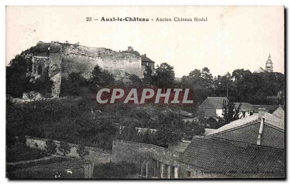 CPA Auxl le Chateau Ancien Chateau Feodal
