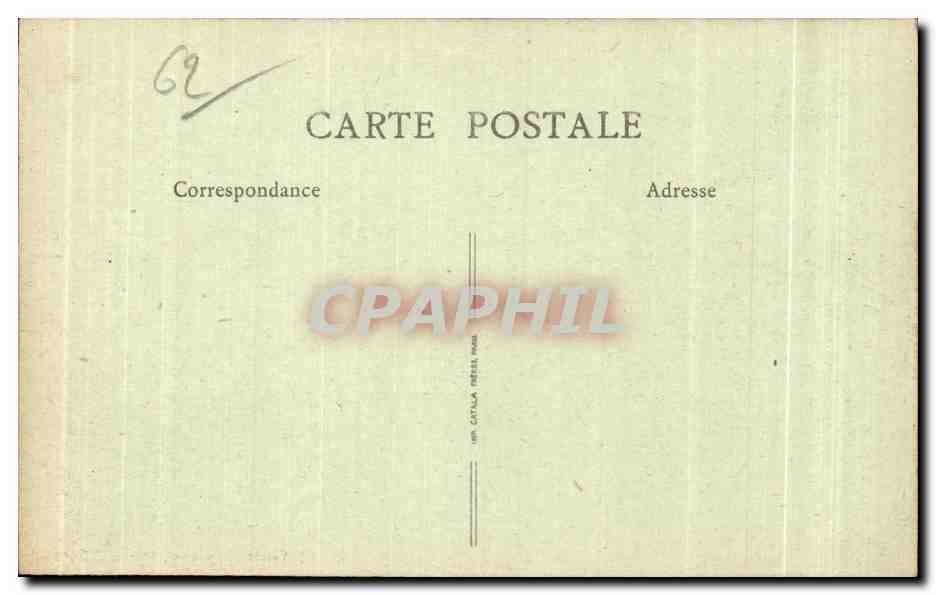 CPA Auxl le Chateau Ancien Chateau Feodal — Back
