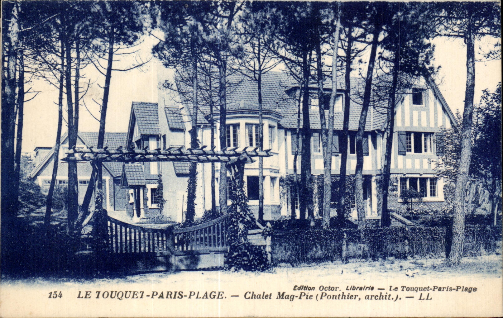 Le Touquet-Paris-Plage — Chalet Mag-Pie (Ponthier, architecte) — Édition Octor, Librairie