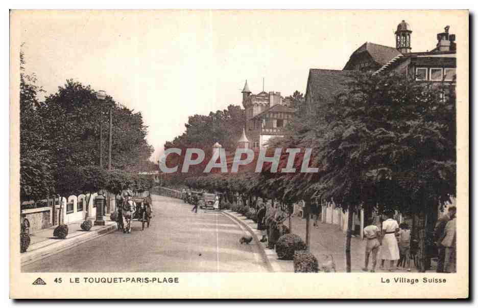 Le Touquet-Paris-Plage — The Swiss Village — CPAPHIL