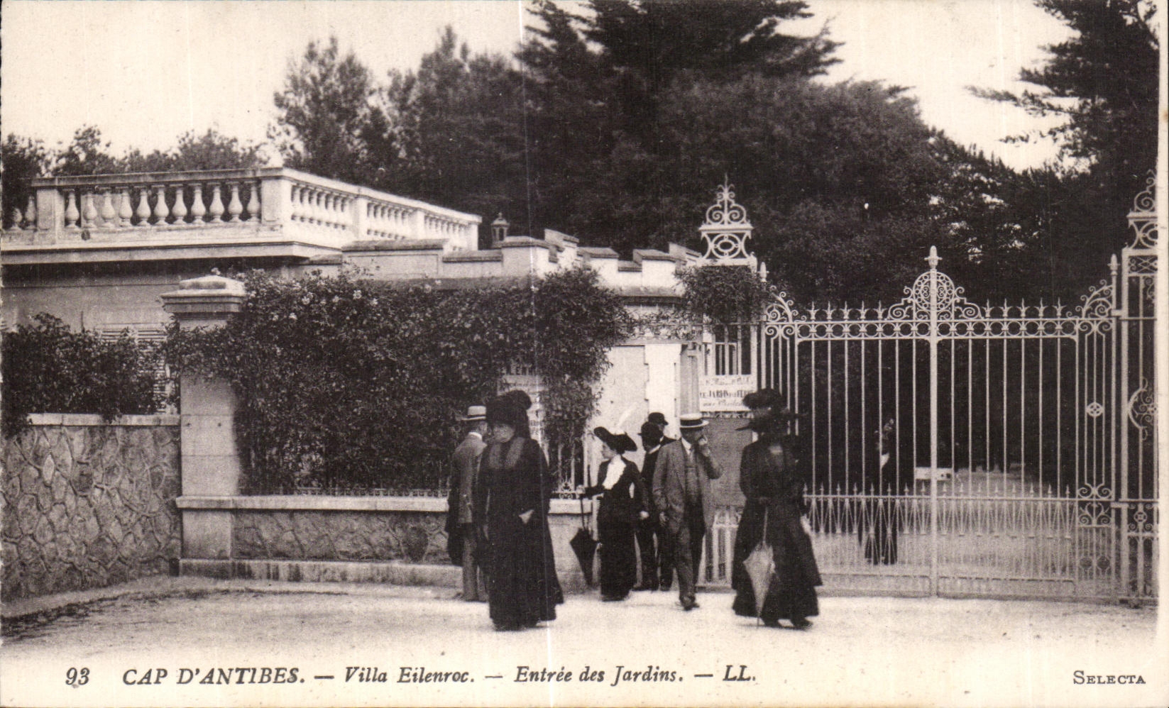 CPA Cap D Antibes Villa Eilenroc Entree des Jardins