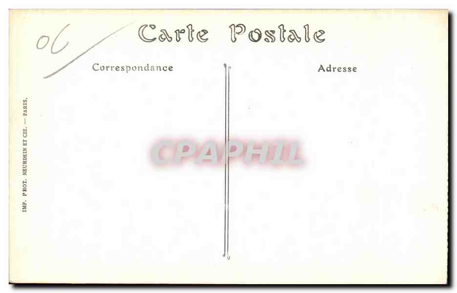 CPA Antibes Alpes Maritimes vue generale — Rückseite
