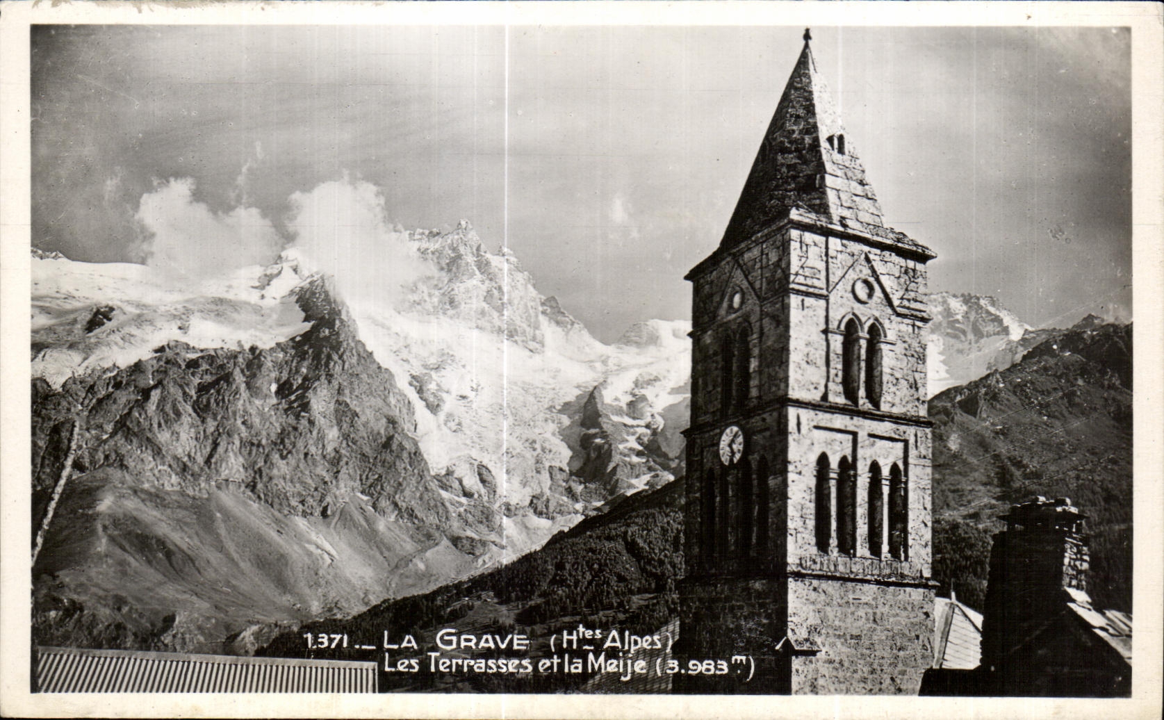 La Grave (Htes-Alpes) — Les Terrasses et la Meije (3.983 m) — Édition « LA COGNE » Grenoble