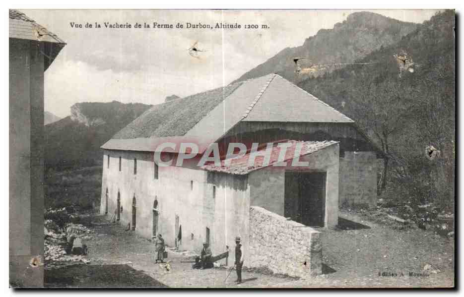 CPA Vue de la Vacherie de la Ferme de Durbon Altitude