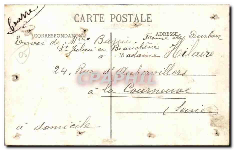 CPA Vue de la Vacherie de la Ferme de Durbon Altitude — Reverso