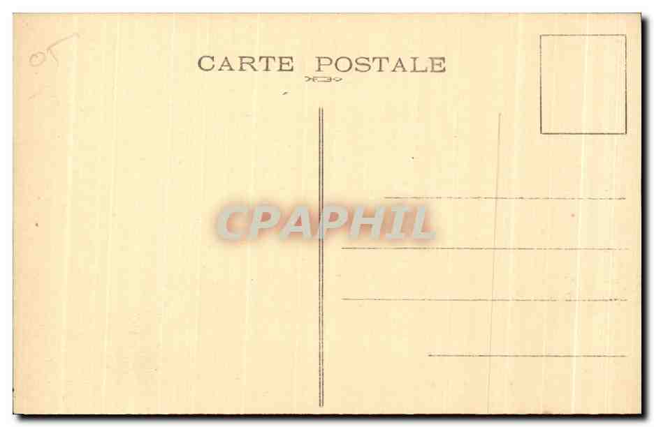 CPA Les Alpes Entree de la Ville l Hiver — Rückseite