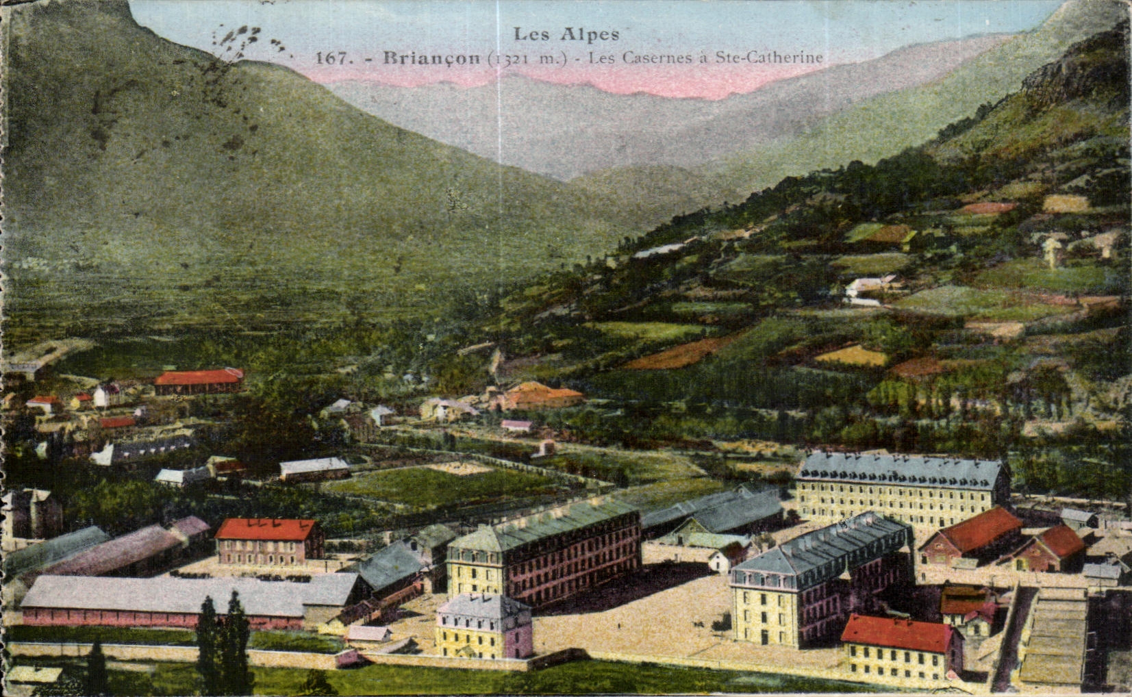 Les Alpes - Briançon (1321 m.) - Les Casernes à Ste-Catherine