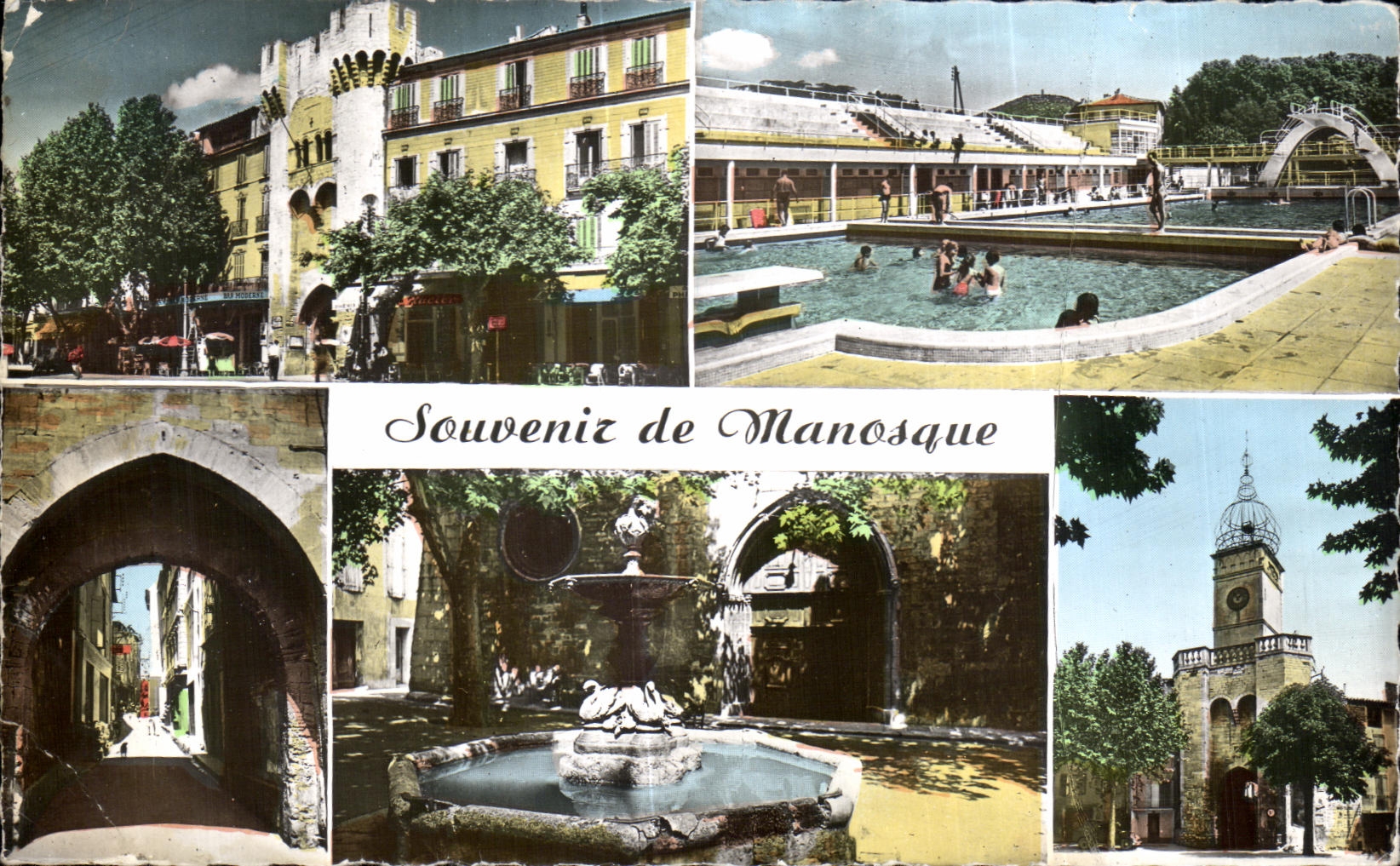 CPA Manosque Porte Saunerie la Piscine 