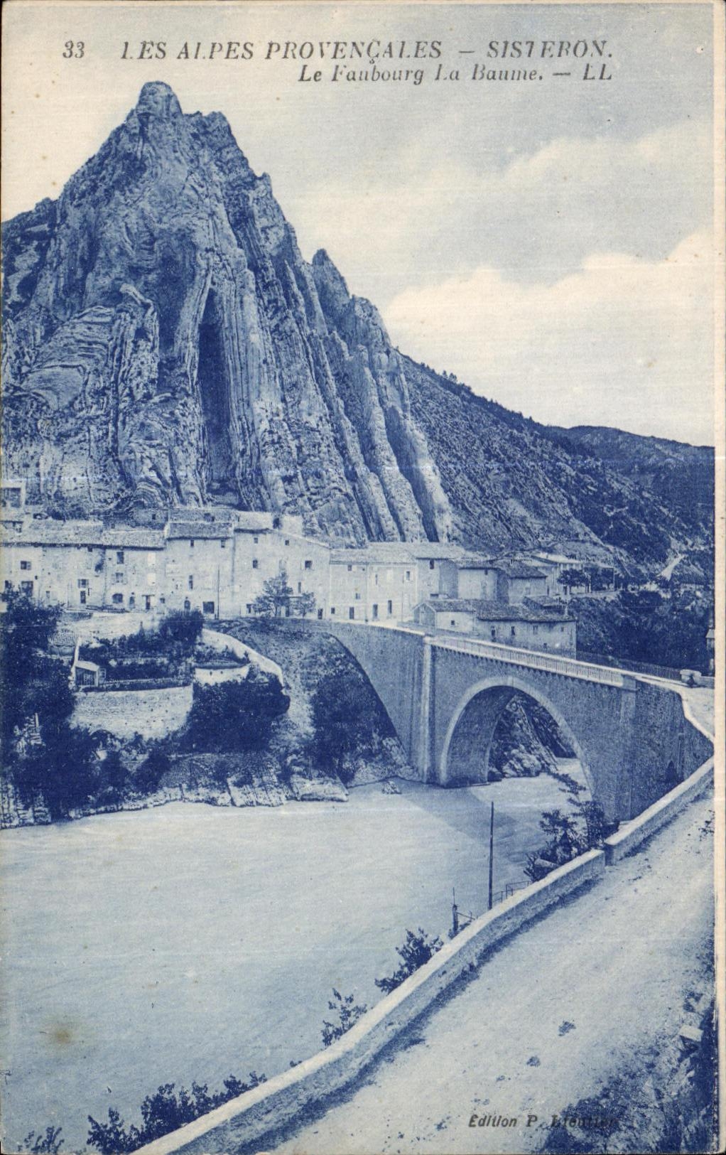 CPA Les Alpes Provencales Sisteron le Faubourg la Baume