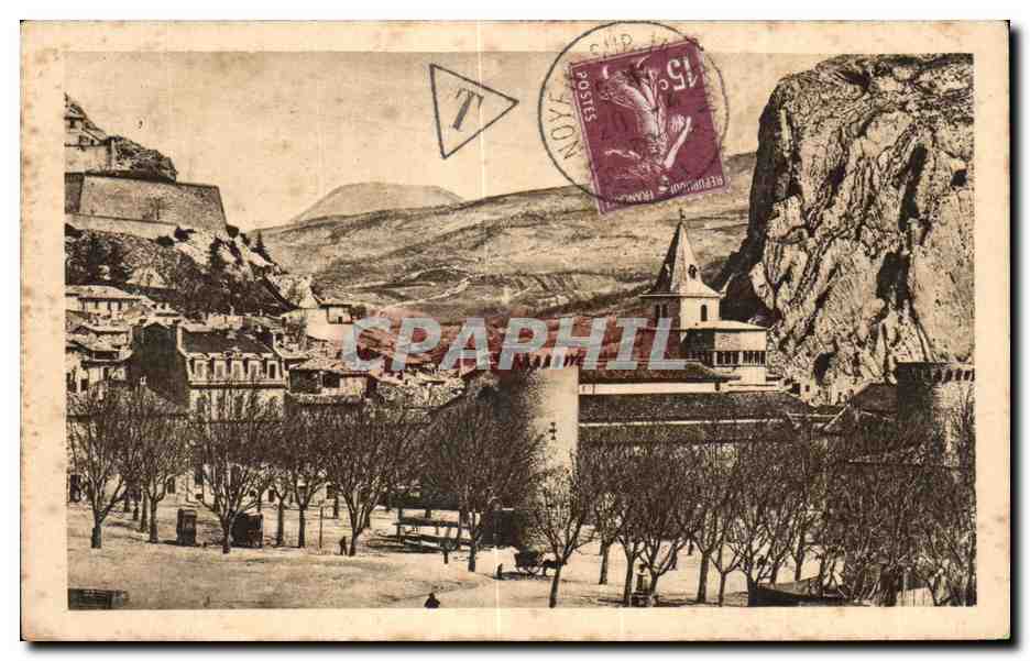 CPA Les Alpes Pittoresques Sisteron 