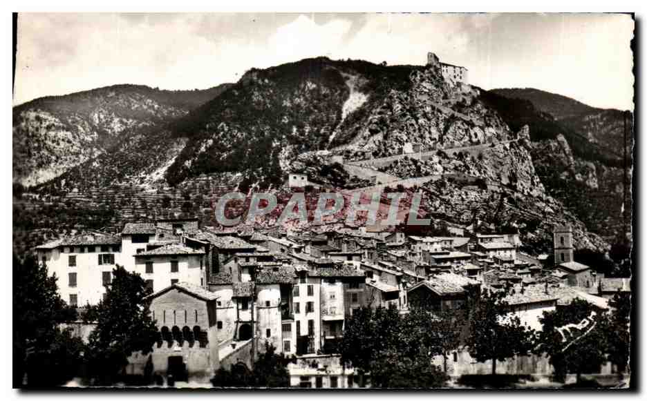 CPA Entrevaux Vue generale Porte Nationale