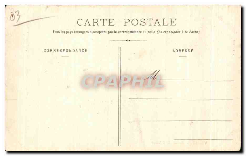 CPA Vichy Bords de l Allier — Verso