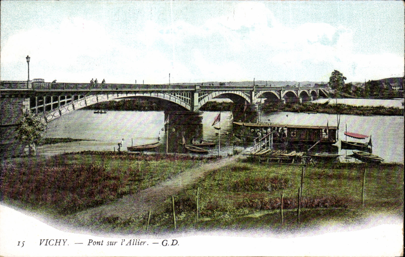 CPA Vichy Pont sur l Allier
