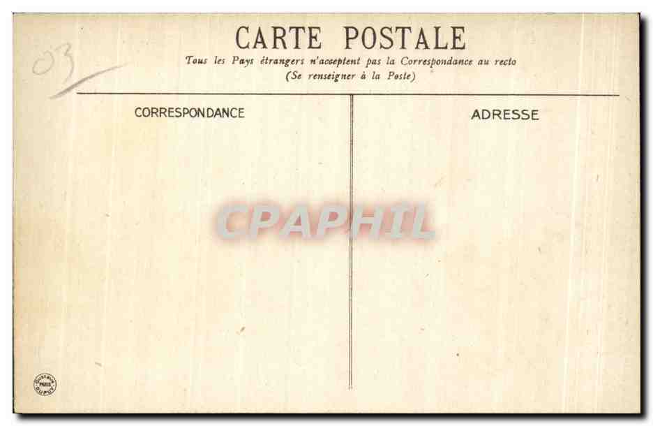 CPA Vichy Pont sur l Allier — Verso
