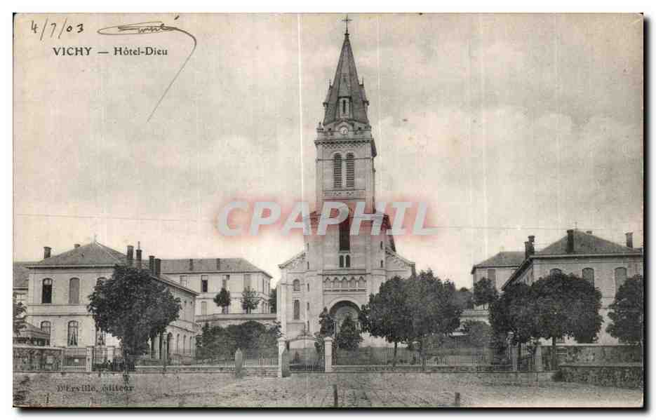 CPA Vichy Hotel Dieu