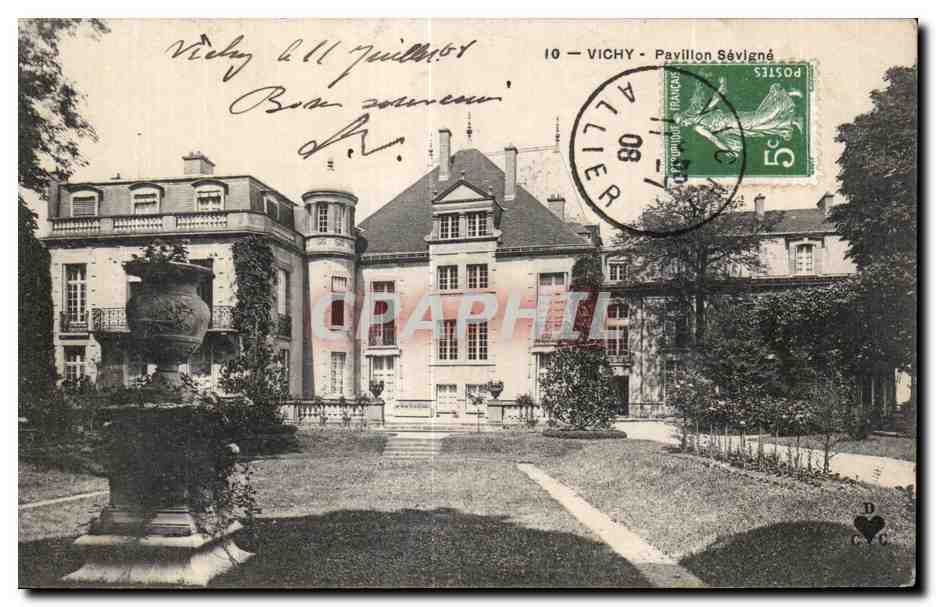 CPA Vichy Pavillon Sevigne