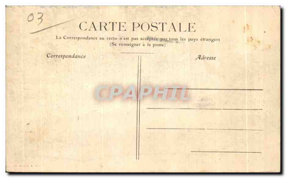 CPA Vichy Les Sources — Verso