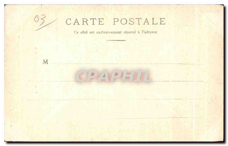CPA Vichy L Eglise Saint Blaise — Rückseite