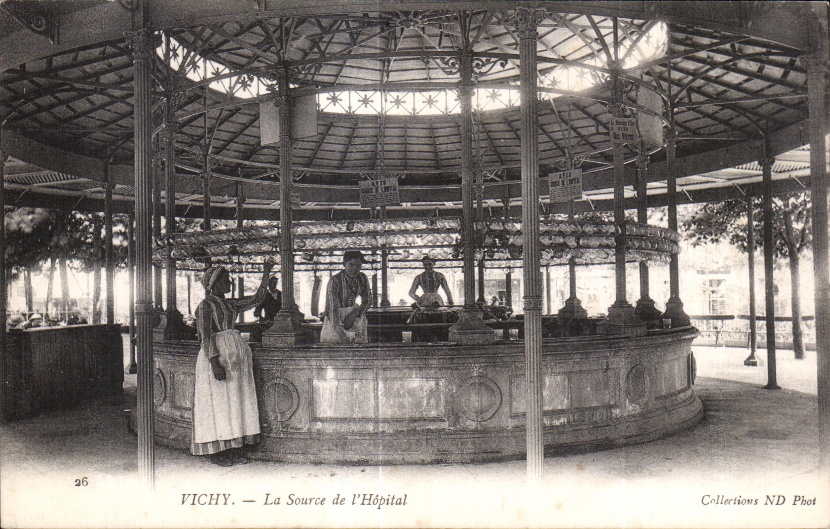 CPA Vichy La Sources de l Hopital