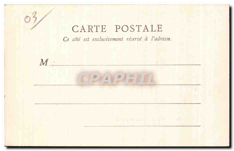 Maison de Mme de Sévigné — Vichy — B.F., Paris — Rückseite