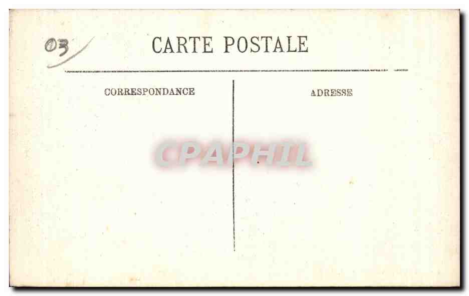 CPA Vichy Les Bords de l Allier — Verso