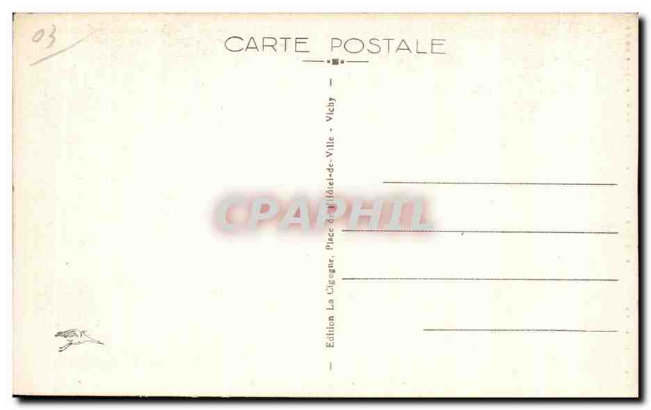 CPA Vichy Source de l Hopital — Rückseite