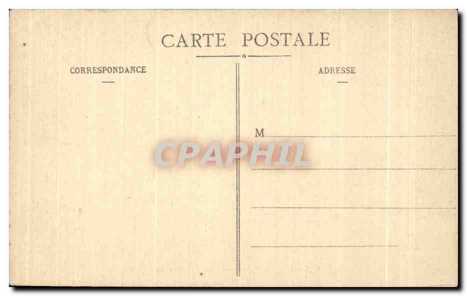 CPA Vichy Allee du Parc a l Entree du Casino — Verso