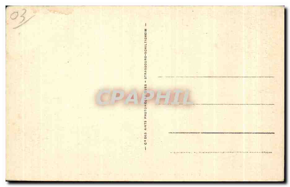 CPA Vichy Bords de l Allier Chalet de canotage — Rückseite