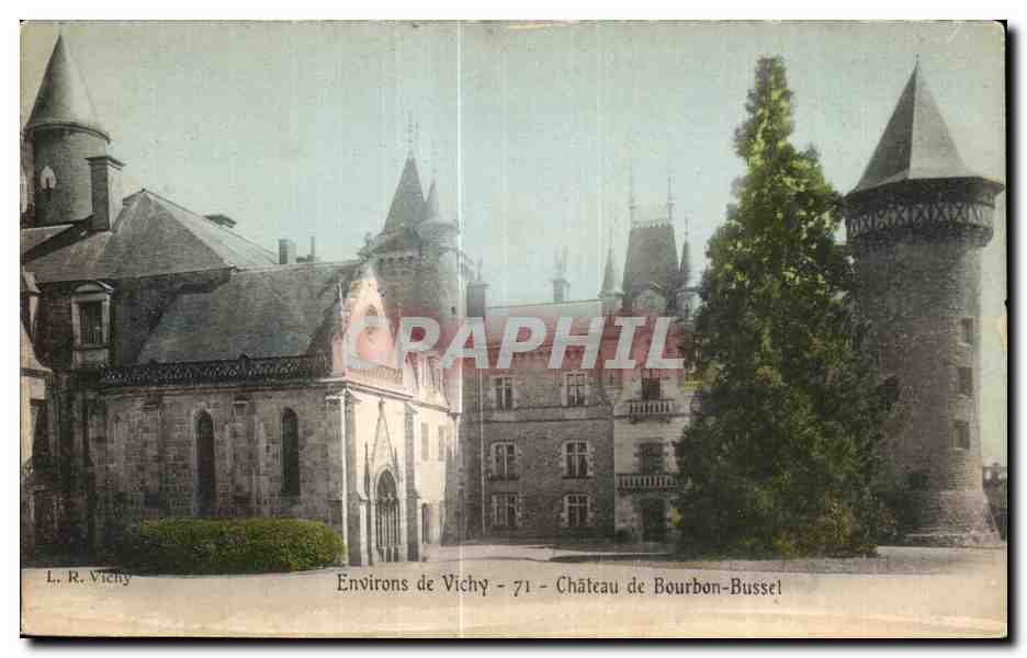 CPA Environs de Vichy Chateau de Bourbon Bussel